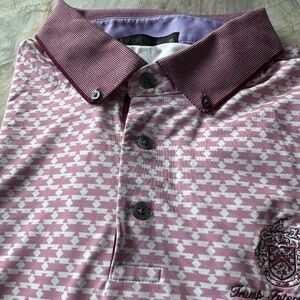 Man’s Greyson golf shirt with Trump International golf club logo, XL